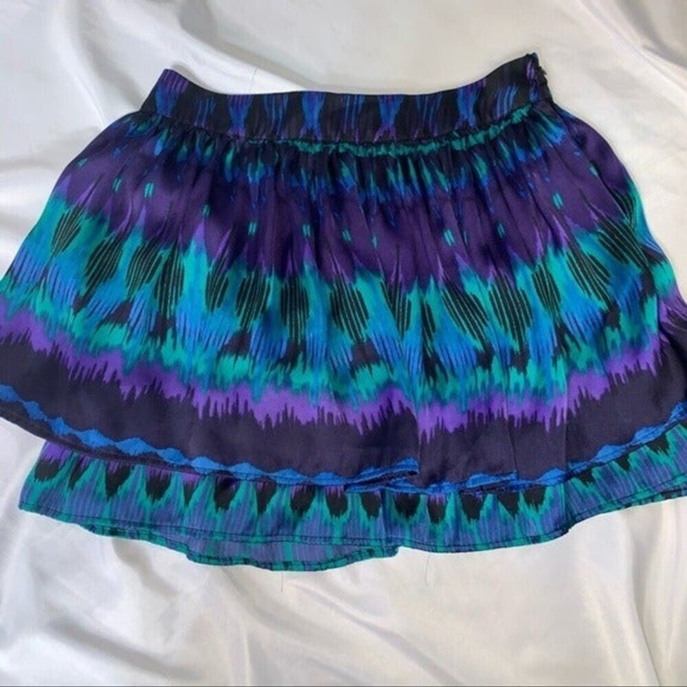 Forever 21 multi-color flowy mini skirt - Picture 10 of 10
